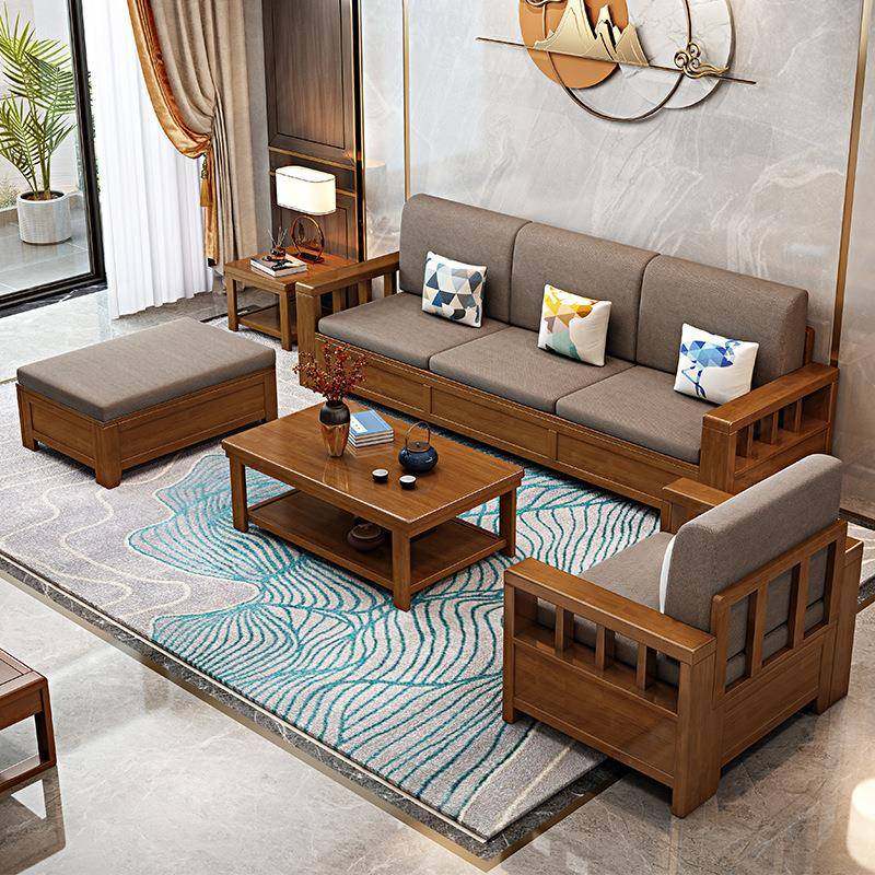 实木沙发合现简约小户型经济型组布艺沙发新中式客厅木储代TTI物,电子元器件市场,其它元器件,淘宝优惠券,粉丝福利购,淘宝优惠卷
