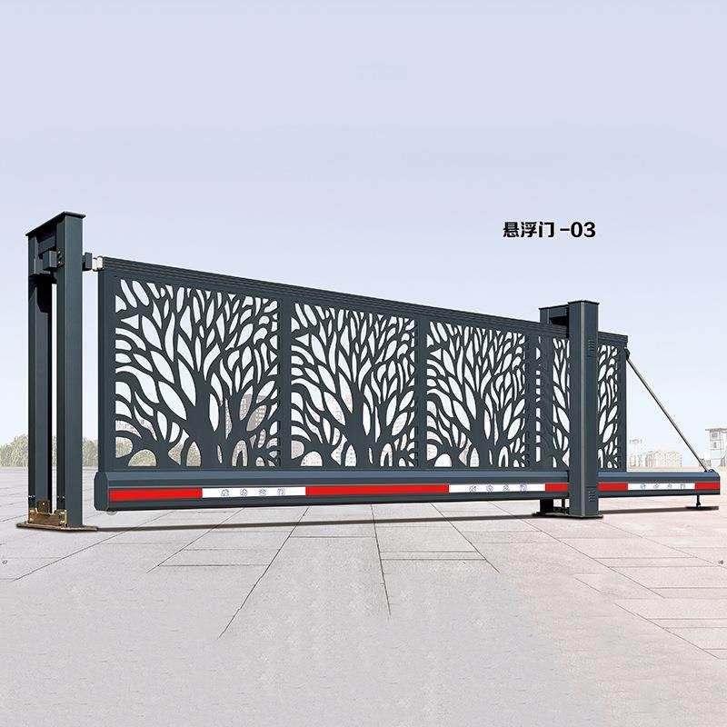 智能无电动伸缩门门轨悬浮铝625合金工业线门学校别墅平移直悬浮