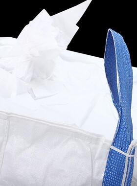 现货拉筋吨袋内膨胀防泄露上防潮加装TLO厚加围下开口工业包防袋