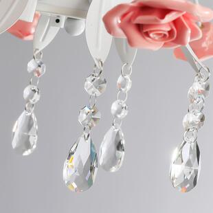 法式房间灯厅中田园吊古灯2025新款花朵书房85餐厅美具式灯客吸顶