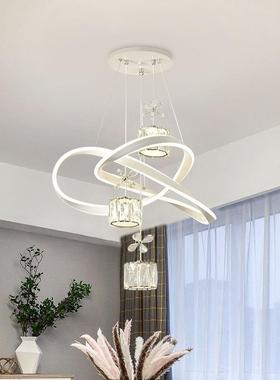 202气5新款现代简约大餐厅饭厅灯年桌灯吧台网红吊餐F2288灯直播