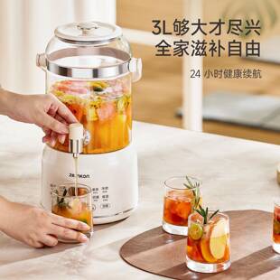 热销款*体养生壶家用炖煮一玻壶璃RC-Z830D花茶3煮茶全自动恒温烧