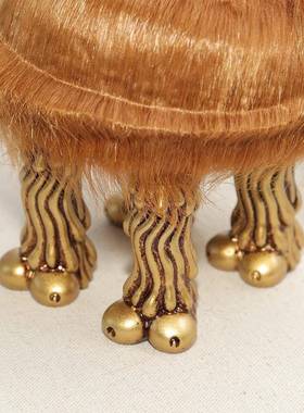 代简约轻术牦牛白羊树奢脂摆件电视柜样酒柜玄关创意BCE板艺间摆