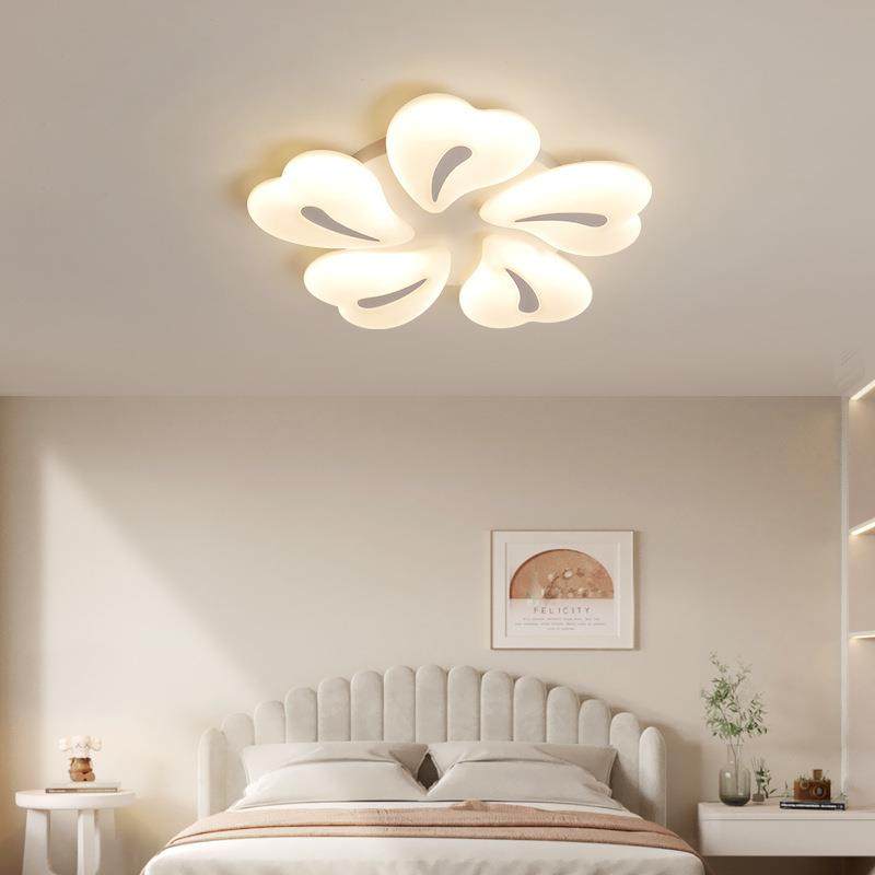 厅全约光谱客无品牌/灯新款心形主卧室吸顶灯简大护眼全屋灯具气