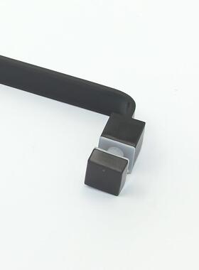 向淋房玻璃门配件黑大拉浴手厂家直供卫生间NMW不锈钢单双色推拉