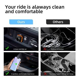 销carp机lay有线转无线盒安卓Auto车子互联盒子cCarplay热arplay