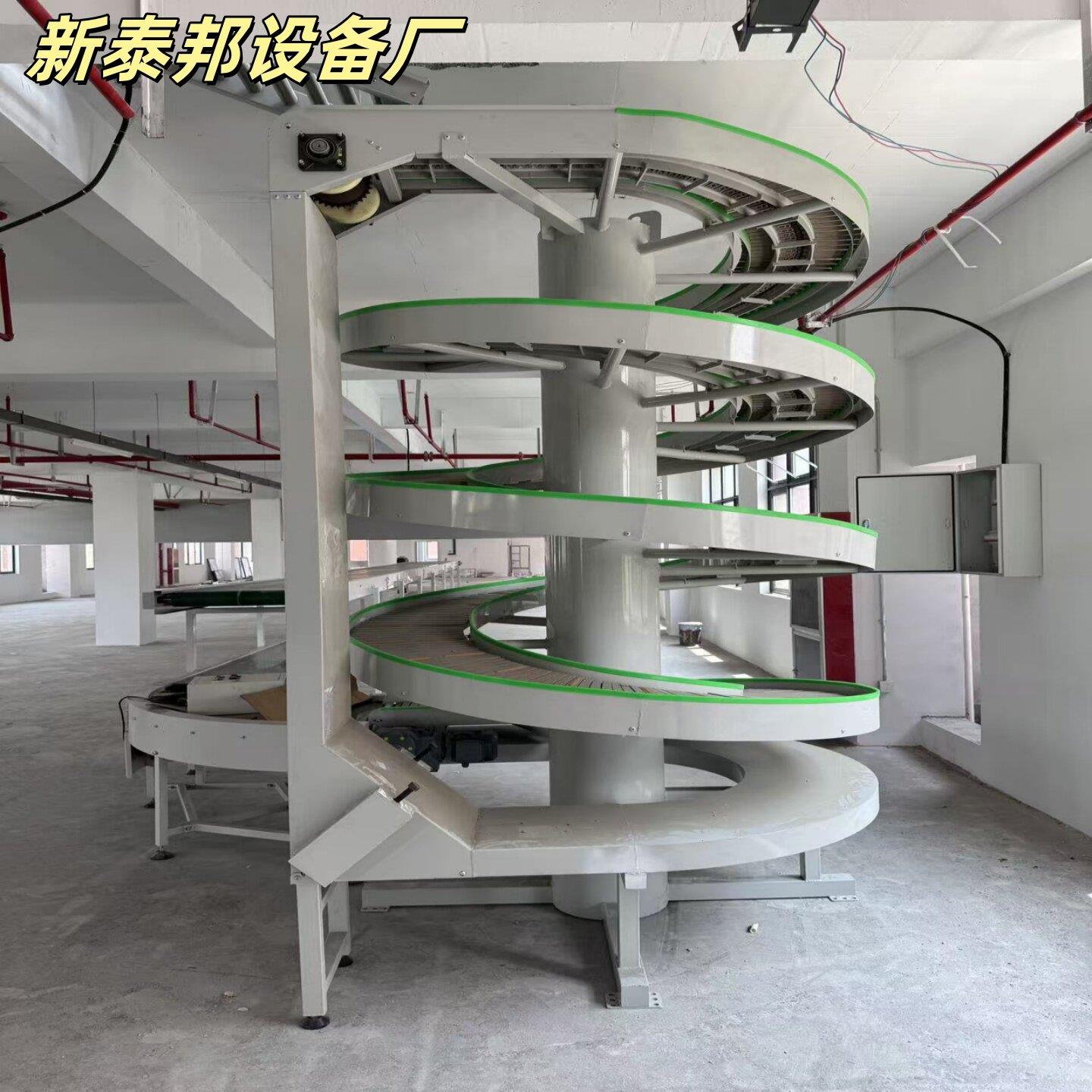 螺旋塔输送机食品海鲜冷却冷冻输送网链输送带不锈钢网带式输送带