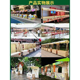 市场摊位展示架网红摊位货架夜市流动摊位销售卡车可折叠防水货架