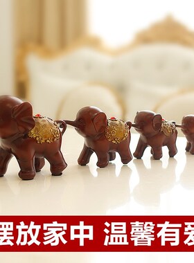 泰国树脂工艺品大象新品家居用品三只象 创意s装饰品大象摆件