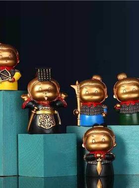 创意胖兵马俑系小物件桌面摆件国风可爱秦始皇西安文创纪念品