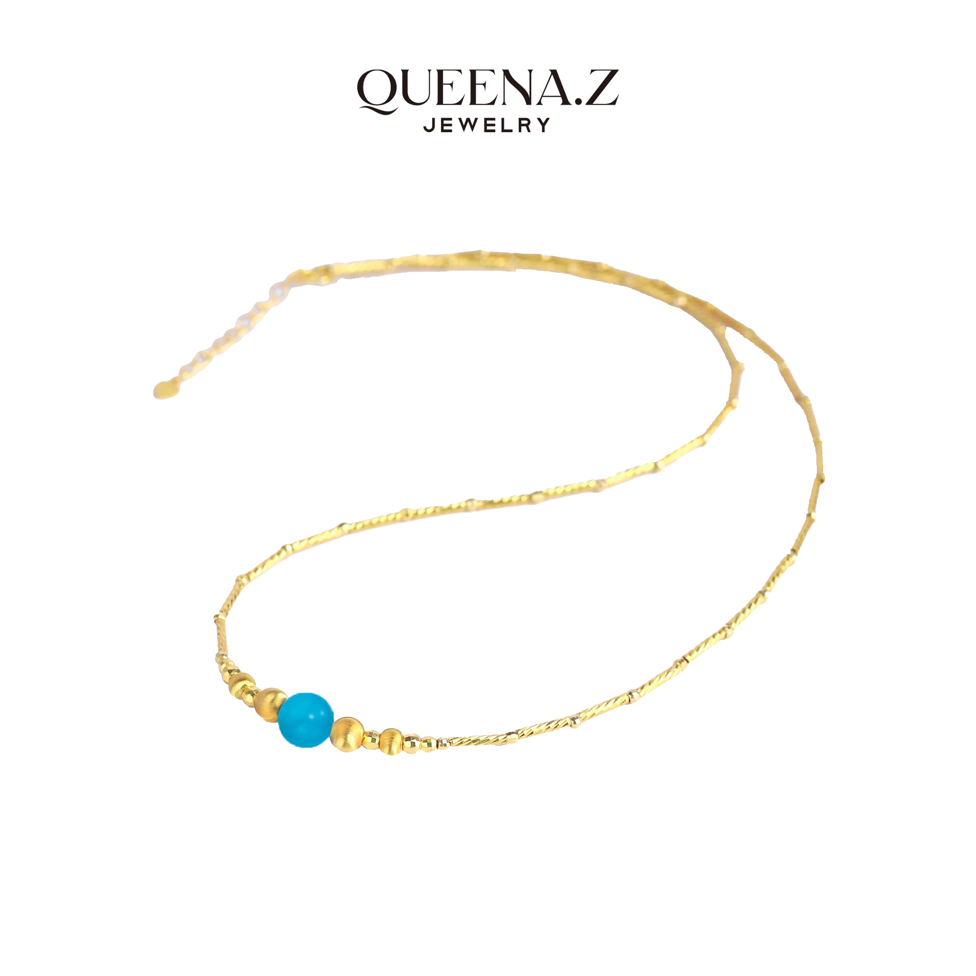 QUEENA.Z绿松石项链HG171006002