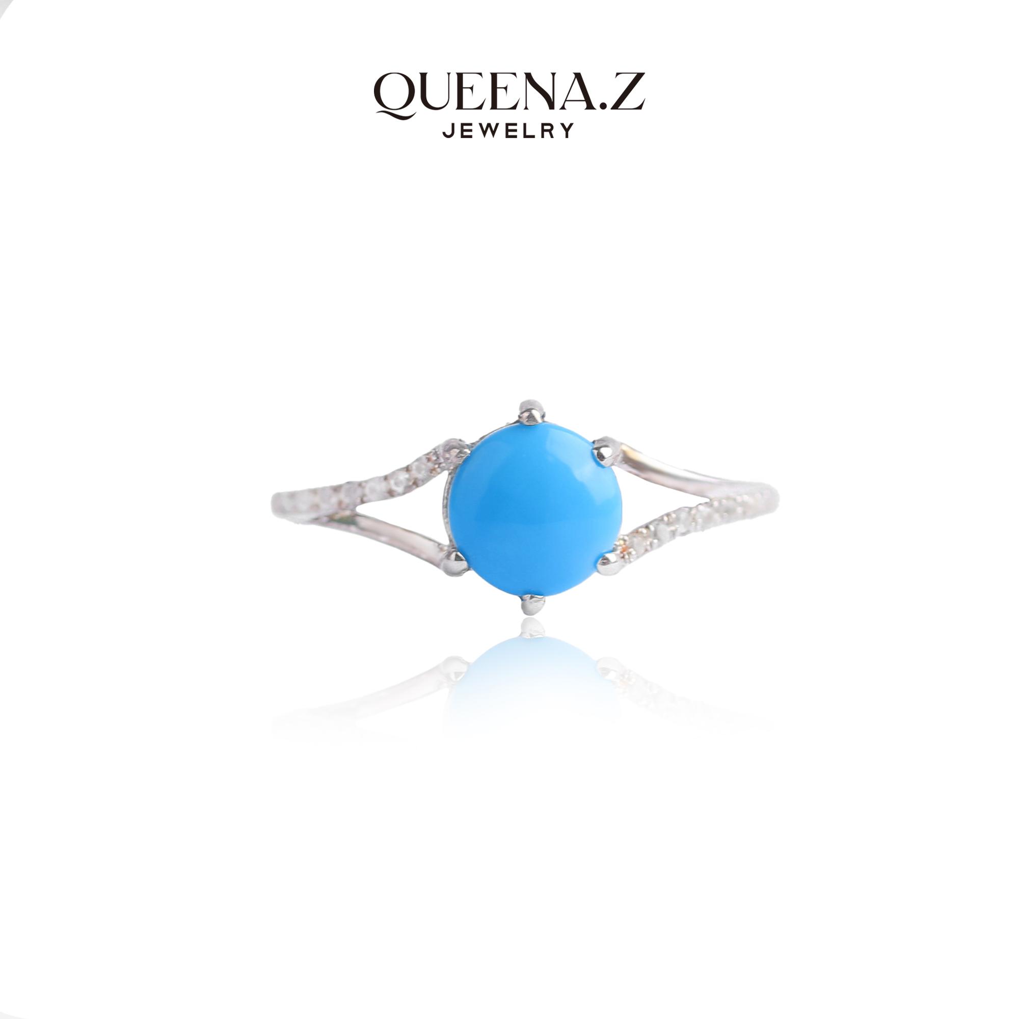 QUEENA.Z  设计师系列绿松石女士戒指