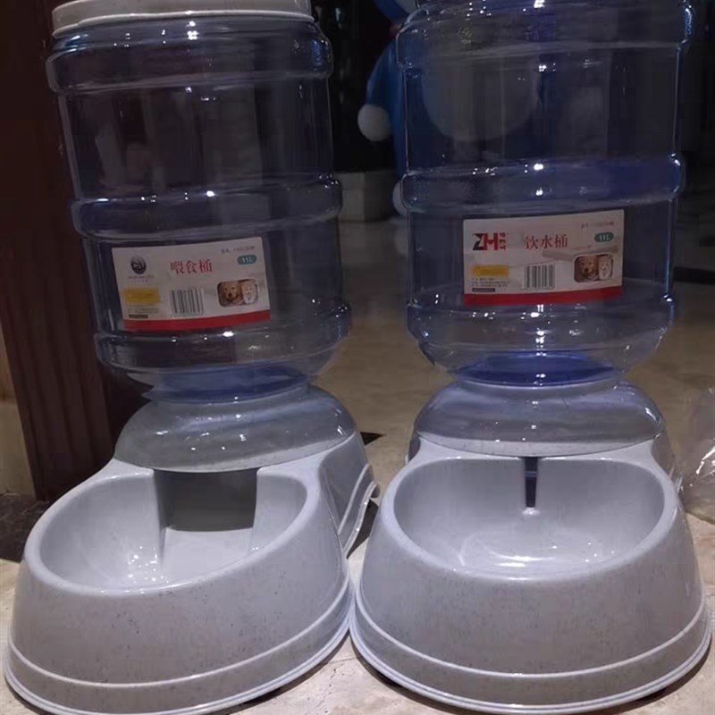 猫咪狗自动饮水器喂食器11升大容量喂水器金毛拉布拉多边牧饮水机