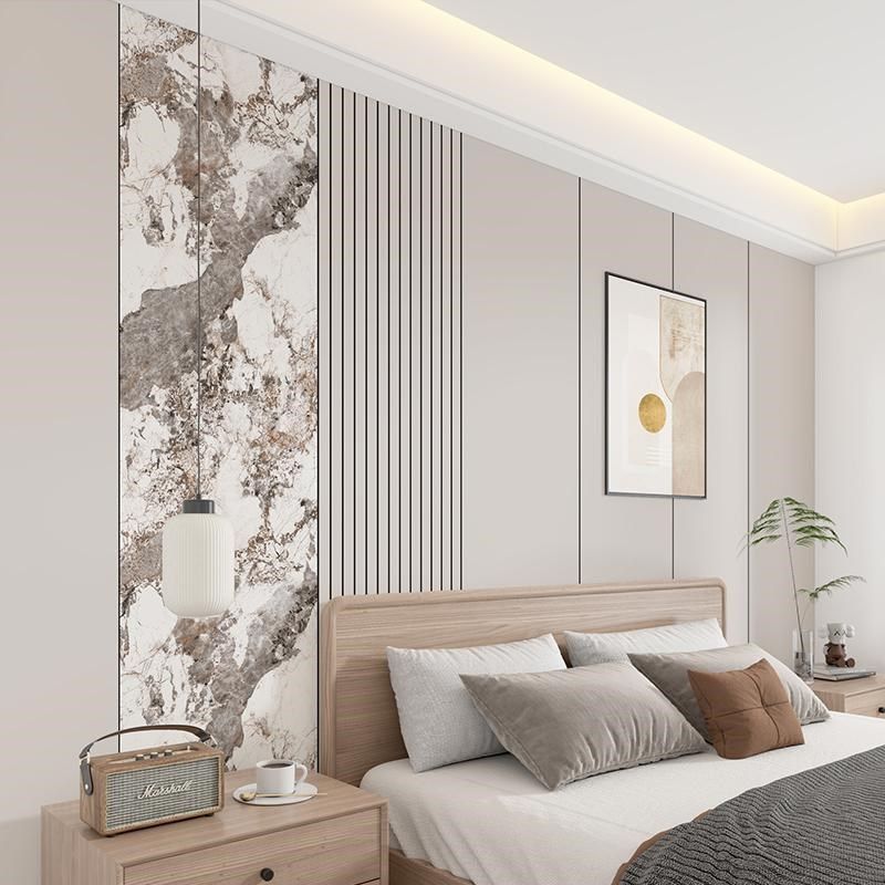 自粘大理石岩板墙贴客厅背景墙壁纸防水防撞卧室墙面装饰墙纸遮丑