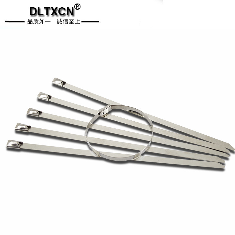 304材质7.9*200/300/400不锈钢扎带 金属扎带 船用扎带 扎带100根