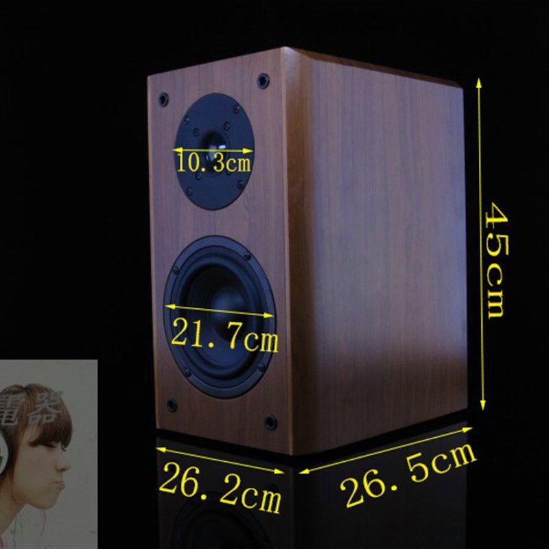 木质环绕HIFI对箱 落地音箱 无源音箱6寸8寸高音+低音2分频音箱