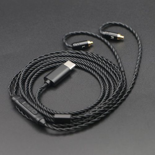 typec口耳机升级线带麦适用森海ie900 ie600 ie300 ie200专用耳机