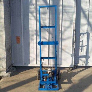 农村打井手d推车打井机 架子可折叠电动钻井机 小型轻便两轮钻水