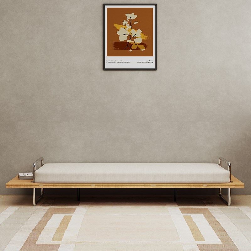 日式侘寂风小户型可折叠坐卧两用布艺沙发床家用可定制