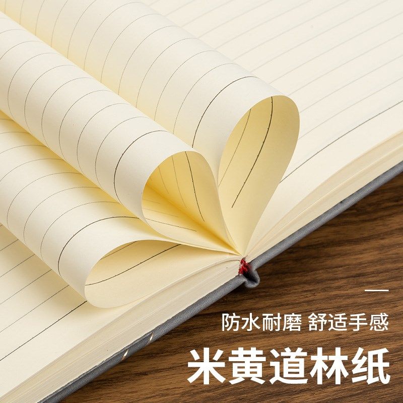 笔记本子定制可印logo工作记事录A5加厚可刻字日记本学生时间管理