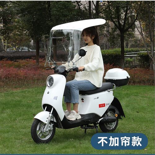 2025新款电动车雨棚加长u加厚七字踏板车挡风遮阳雨伞防晒牢固不