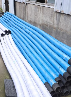 4寸6寸干粉砂浆管水泥罐车打灰管抽沙管排污管耐磨喷吸砂管可扩头