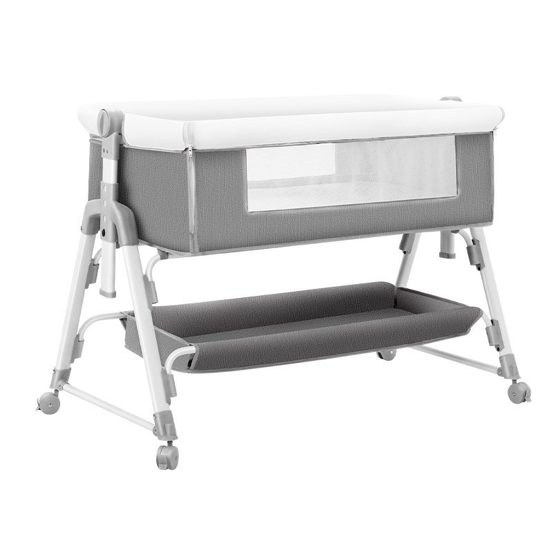 婴儿推车床两用多功能q多功能可折叠D婴儿床可移动便携式新生儿摇
