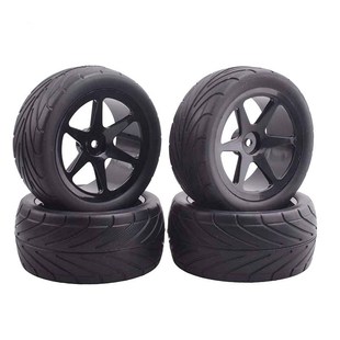 1:10越野轮胎94166田宫TT02B越野车TD04抓地软胎公路竞速赛车85mm