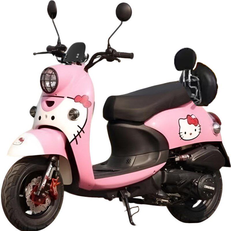 燃油小龟王125cc踏板摩托车国四电喷可上牌男女助力Z车小摩托车