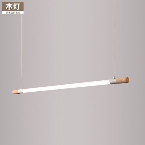 LED长条灯超亮极简一字餐厅办公灯书桌护眼办公室全光谱长条吊灯