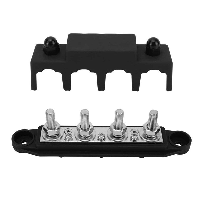 M8/M10汽车房车游艇改装汇流排接线螺柱4螺柱配电块汇线排配端子