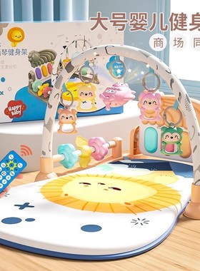 新生婴儿玩具f宝宝0一1岁床头摇铃可旋转悬挂式床上挂件到3-6个月