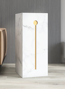 简约现代大理石底座基座大型落地雕塑摆台展示客厅酒店摆件装饰品