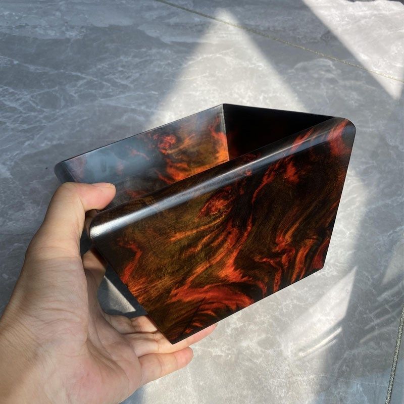 高档红木米斗老挝大红酸米斗交趾黄檀米升摆件榫卯结构实木收纳盒,收纳整理,桌面收纳盒,淘宝优惠券,粉丝福利购,淘宝优惠卷