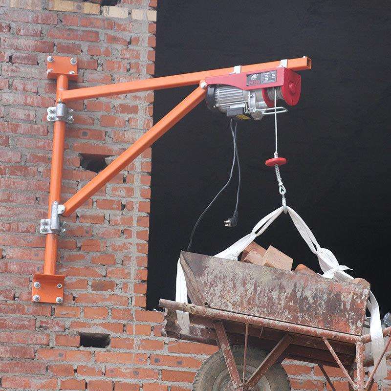 厂家220v电动芦支架葫芦吊小吊墙壁吊机机架子家用简葫装易旋转修