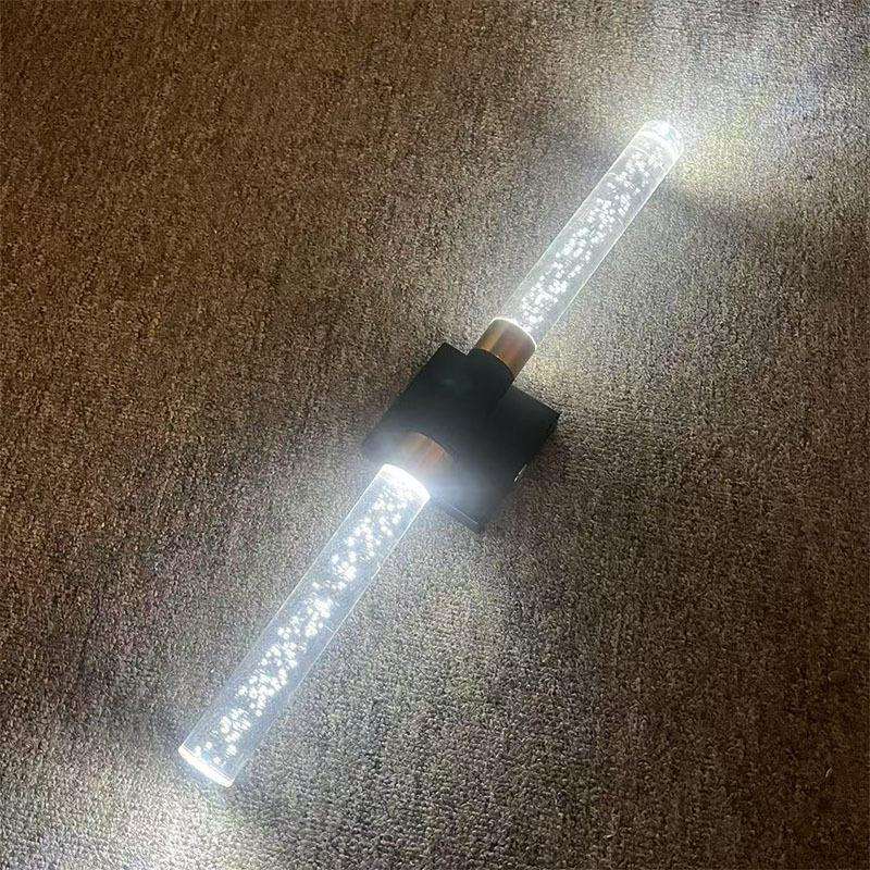 马逊爆款免充电壁灯卧室亚长床头长条壁灯布线超续航客547厅装饰