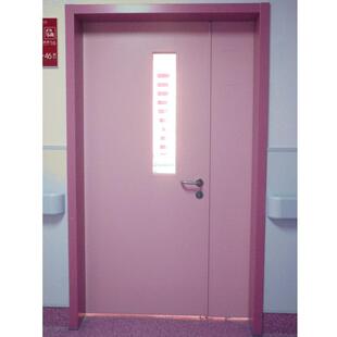 357木纹转印门手质动单开酸带钢观察窗防火密闭耐碱生产厂家