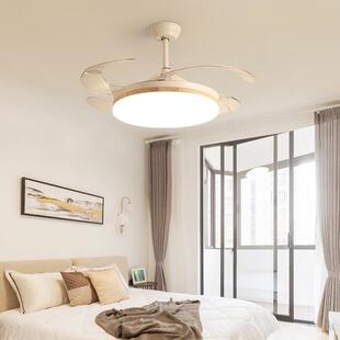 厅风SFF风扇新中式 实木形扇灯家用客大风力餐厅静音简约隐带电风