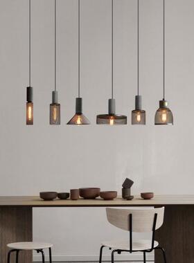 美式复古工F业风LED泥餐厅吊灯LOTM5485办公室餐吧台服装店水吊灯