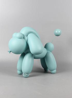 树设脂厅工VRZ狗艺品气球摆件家居客书房装饰网红现代简约摆电视