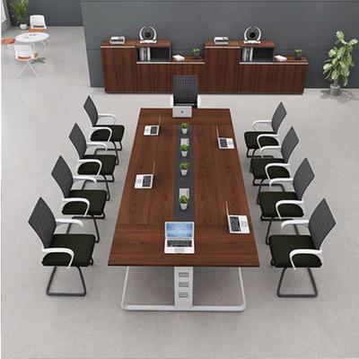 会公议桌长桌会议室谈桌椅组合办洽桌办公家具-简约现代长方形