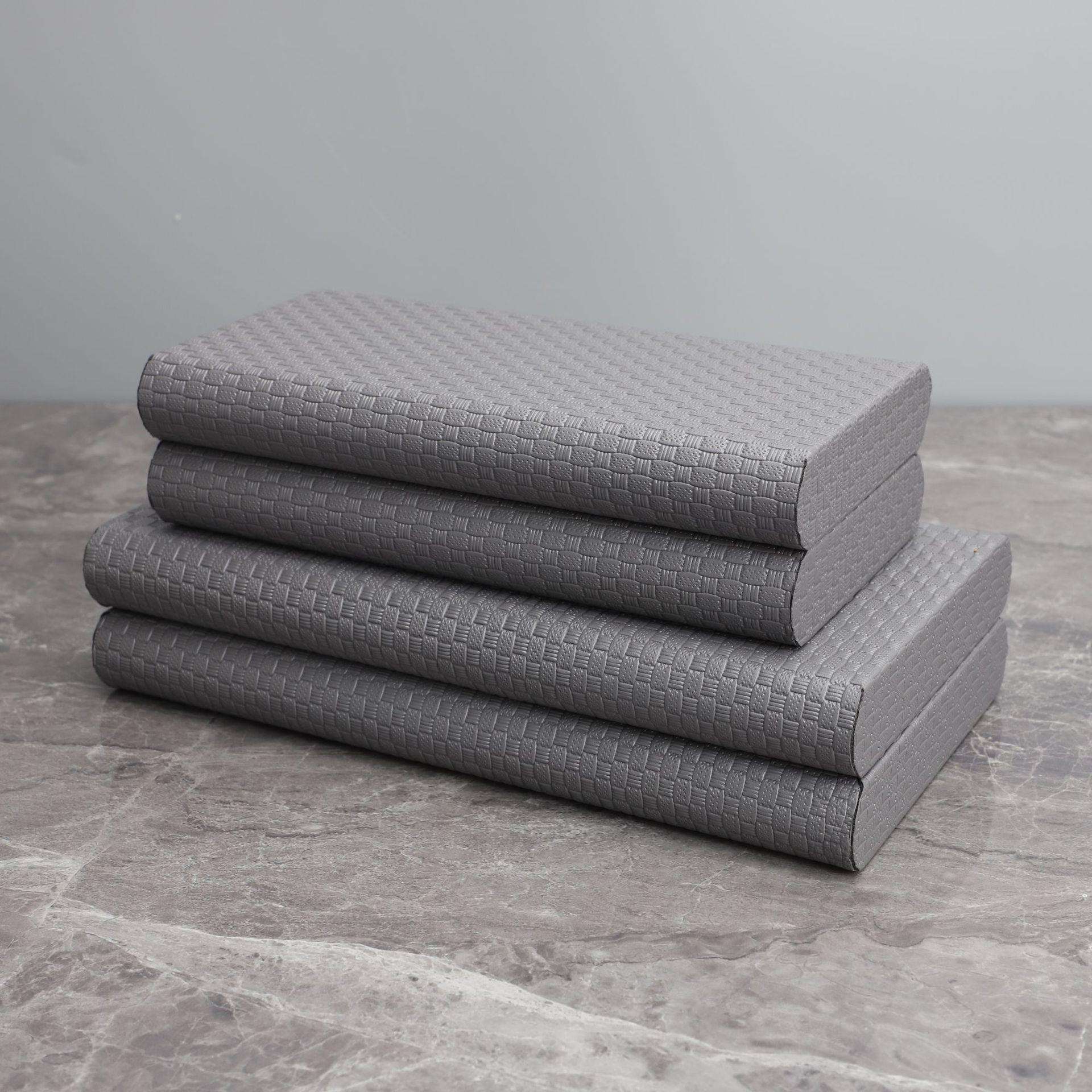 现0046代件简约皮革收台纳盒居摆样板房办公室家梳妆家居软装饰品