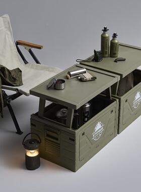 户外露营折叠箱车载SN1061-1收后备箱带桌野营野餐整汽理盒家储物