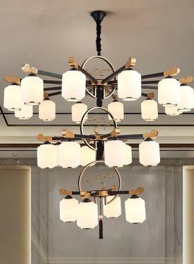 新88308中式风灯客厅主灯吊餐卧室灯中国大气2025年新款朝厅下灯