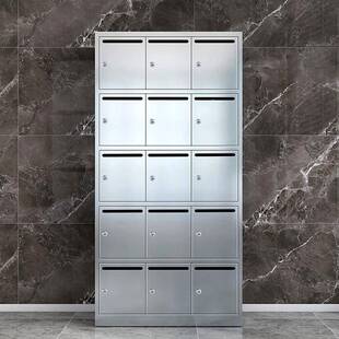 多门信件AL102368信报快递30挂4不箱放锈钢存公寓柜子墙投递小区