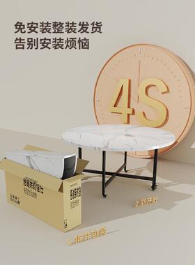 饭桌小租房人大简易大户圆简约tb-68514饭家用桌小户型折户型叠桌