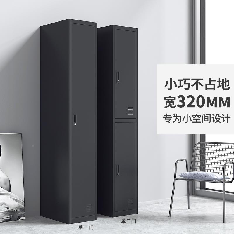 更衣柜健身房柜收纳柜四六门员工办带公室衣宿舍大HSW容量储物子