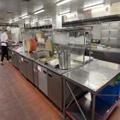 973海程厨房设备工全套不锈钢厨具炉理灶采购水池柜调上台货架