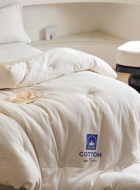 婴春a类母全棉无染立体TDC75709提花大豆被芯秋被加保暖二合一子