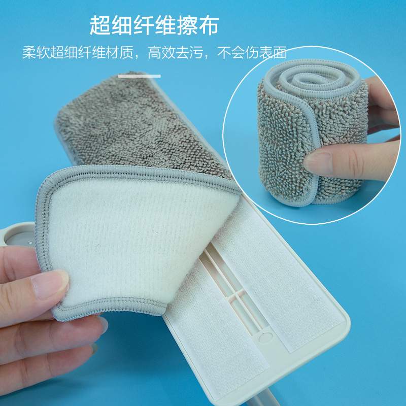 高楼窗户清洁刮洗器可弯曲擦玻璃器家用双面可旋转头伸缩杆擦窗器